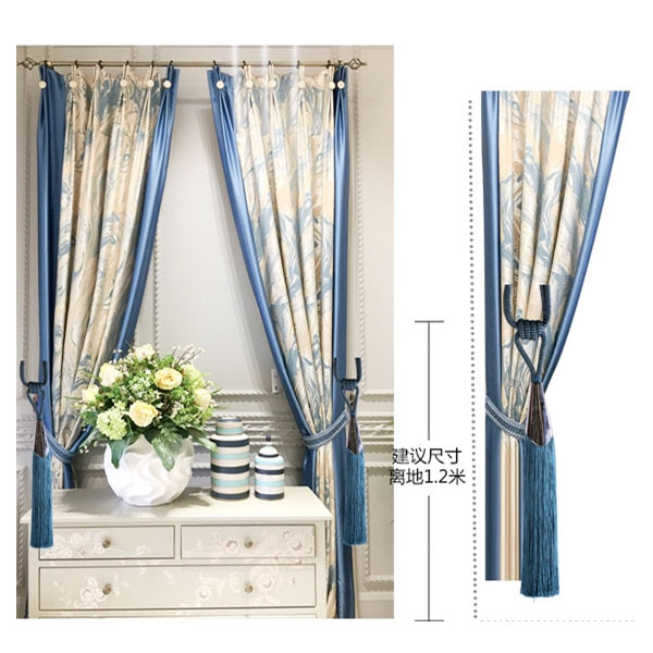 Luxury 2 Layers Beautiful Custom Made Decorative Trimming Curtain Tieback Curtain Tassels for Living Room, Bed Room