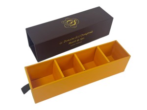 Exquisite Drawer Gift Box with Gold Foil Detailing