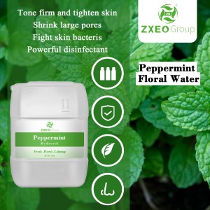 Pure Natural Peppermint Hydrosol For Skin White...