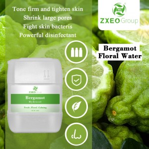 100% Pure and Organic Bergamot hydrosol Manufac...