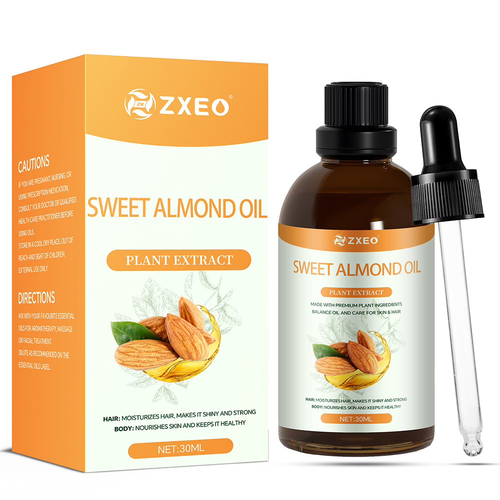 100% Pure Sweet Almond Oil Cold Pressed Carrier Oil