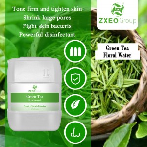 100% pure natural green tea water for face body...