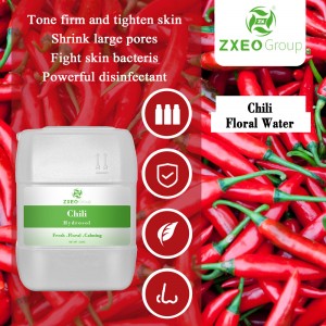 100% Pure and Organic Chili Hydrosol flower wat...