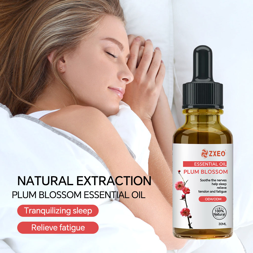 Plum Blossom Essential Oil Aromatherapy Plum Essential Oils for Diffuser Massage detail pictures
