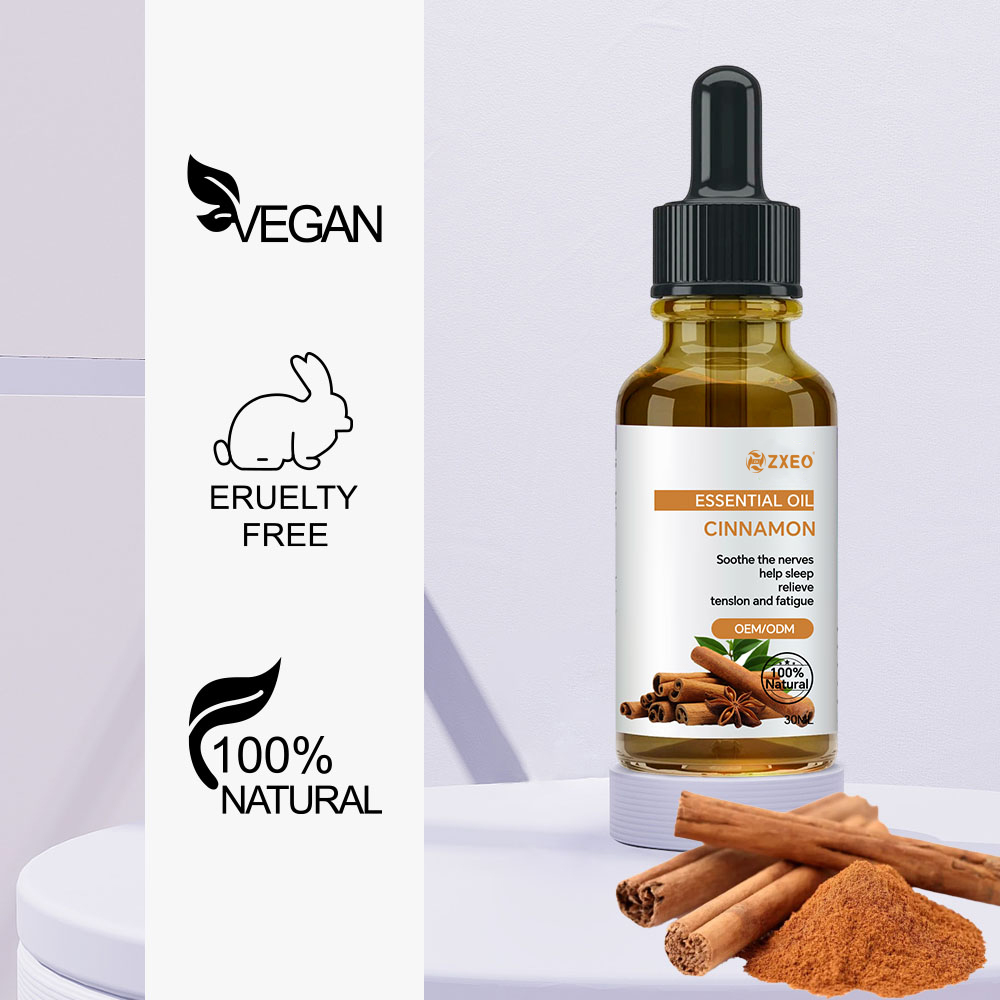 Cosmetic Grade Cinnamon Extract Oil Cinnamon Oil for Body Aromatherapy Diffuser Oil detail pictures