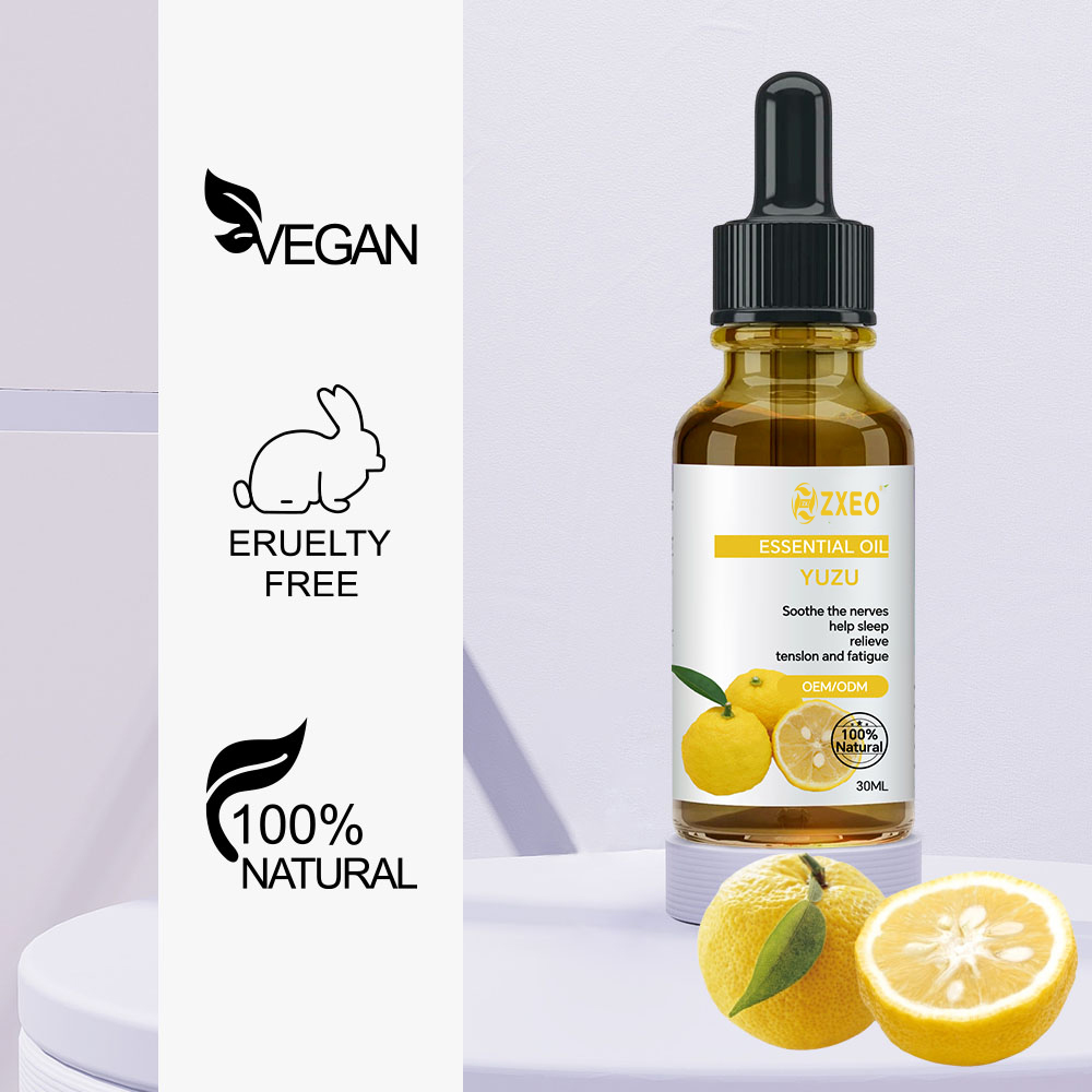 Pure Natural Japanese Yuzu Citrus Oils Yuzu Oil for Skin Hair Aromatherapy detail pictures
