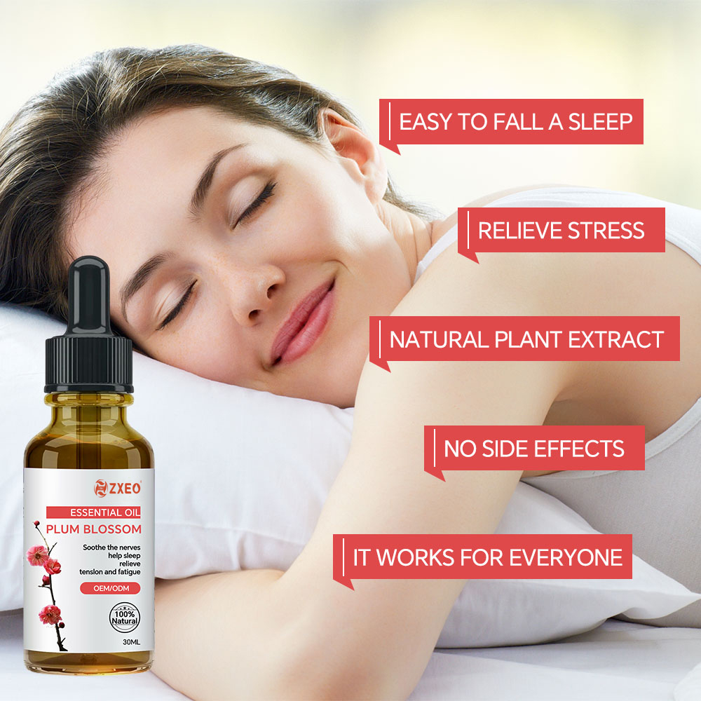 Plum Blossom Essential Oil Aromatherapy Plum Essential Oils for Diffuser Massage detail pictures