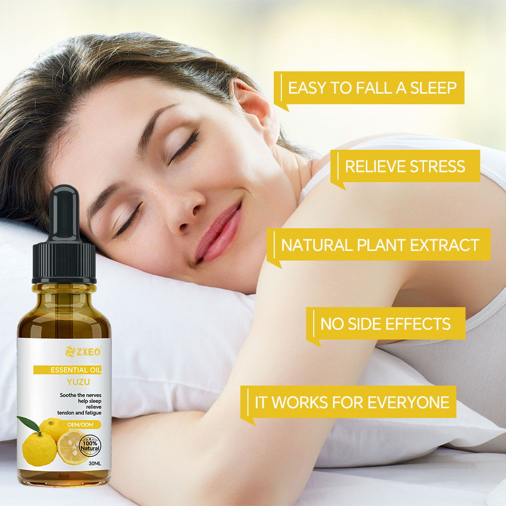 Pure Natural Japanese Yuzu Citrus Oils Yuzu Oil for Skin Hair Aromatherapy detail pictures