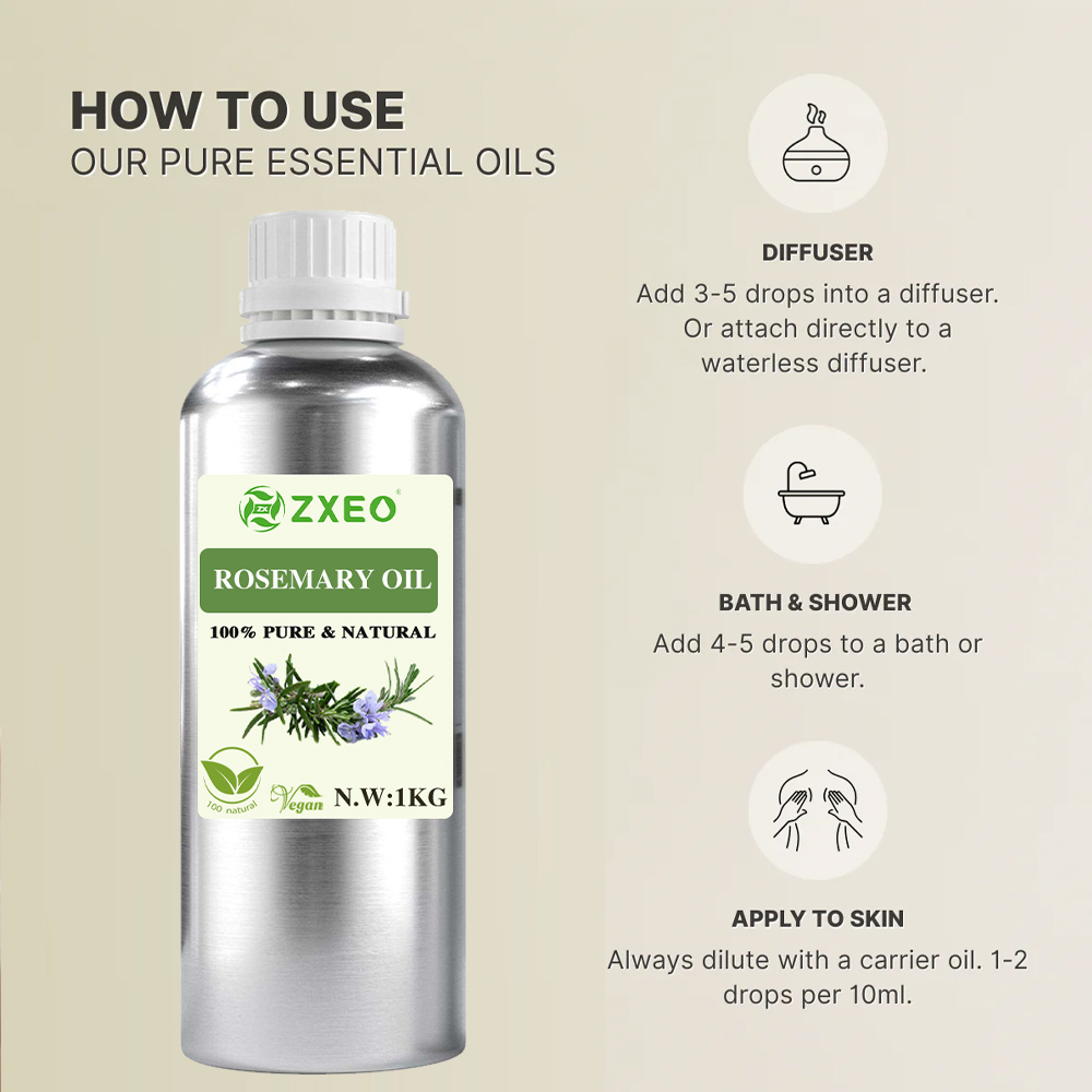 Wholesale Bulk Price Private Label 100% Pure Natural Rosemary Essential Oil detail pictures