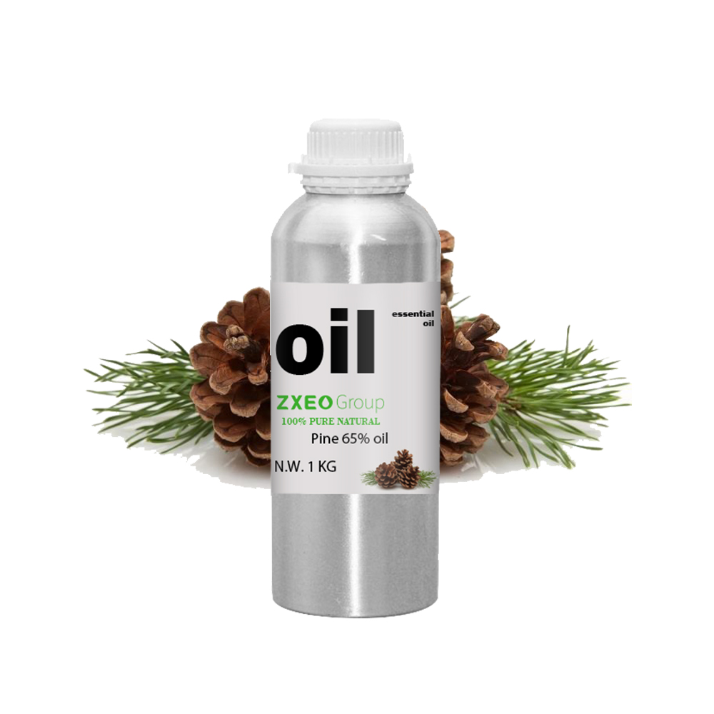 Top quality hot selling pure natural wholesale bulk pine oil 65% pine essential oil 65% cosmetic grade