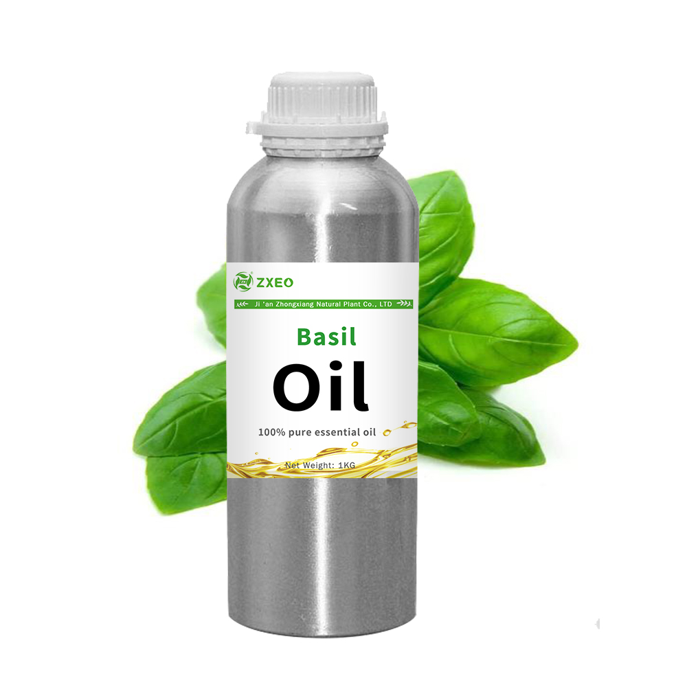 Hot Sale Pure Natural Basil Essential Oil for Diffuser Humidifier Massage