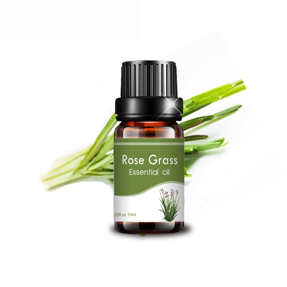 10ml pure rosegrass essential oil for aromatherapy massage palmarosa oil