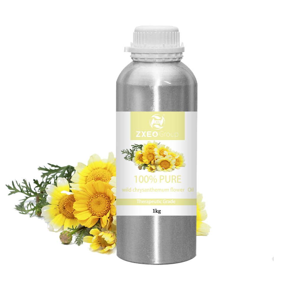 Factory supply bulk Chrysanthemum oil/wild chrysanthemum flower oil dried flower extract essential oil