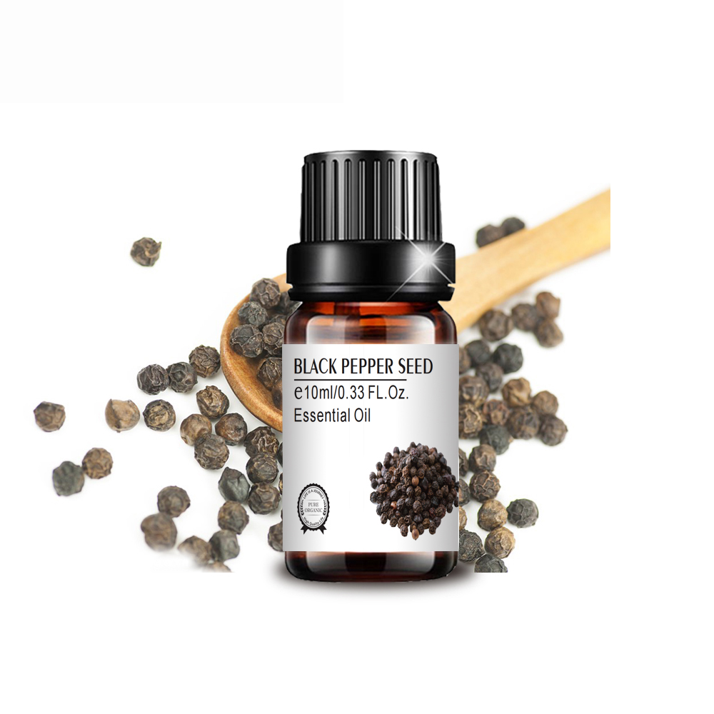 100% pure natural 10ml black pepper essential oil for aroma massage