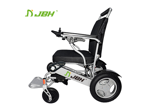 2021 Amazon Hot Selling Aluminum Lightweight Foldable Power Control Disabled Electric Wheelchair