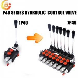 China wholesale Monoblock Hydraulic Control Valve – Monoblock Control Valve P40 – Junbao