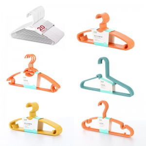 80pcs/pack Clothes Hanger Connector Hooks, Four Colors, With Pre-installed  Hooks, Home Closet Organizer