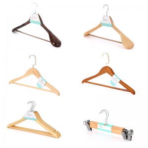 Buy Wholesale China Bulk Supermarket Hanger 4 Pack Adults Wooden Hanger  Suit Clothes Hangers With Clips & Wooden Hanger at USD 0.22