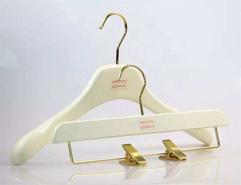 luxury custom white female wooden clothes hanger Featured Image