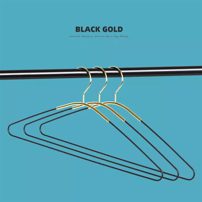 Laundry Garment Custom black gold metal hanger Featured Image