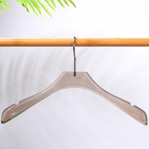 Luxury  transparent acrylic hanger clothes display