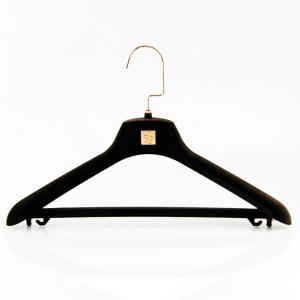 Buy Wholesale China Luxury Pants Hangers Black Velvet Coat Hanger