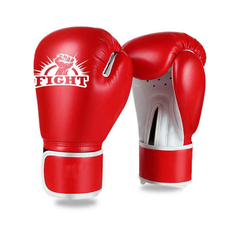 Custom Made Shine Leather MMA Sparring Training & Competition Boxing Gloves 