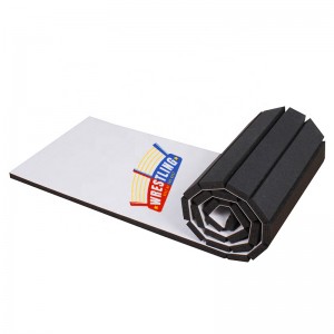 Tatami smooth surface velcro roll out wrestling mat