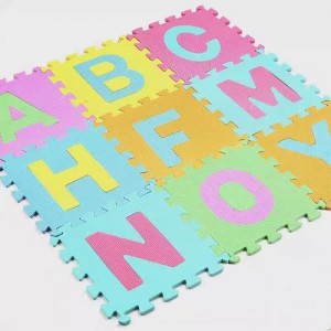 EVA puzzle mat with safe and high quality material  for the kid