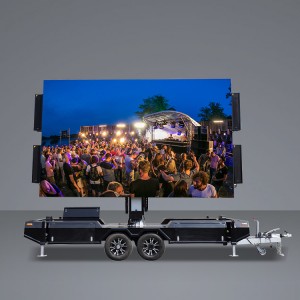 16m2 mobile led trailer for sporting events