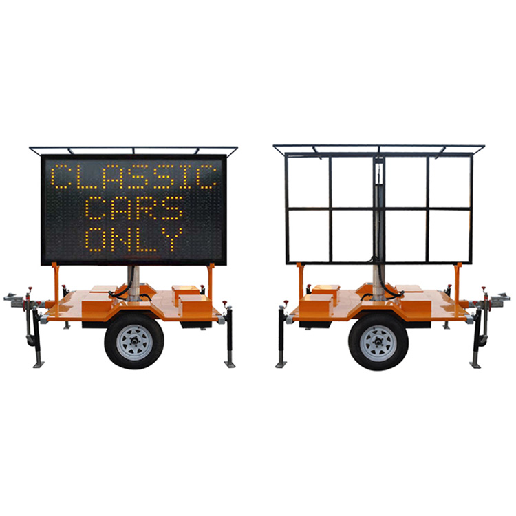 VMS traffic trailer-single color screen Featured Image