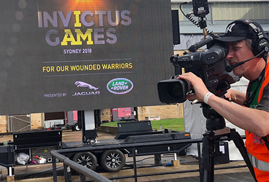Jingchuan Ef-16 Led Mobile Trailer Moetsje prins Harry yn Sydney "Invictus Game"