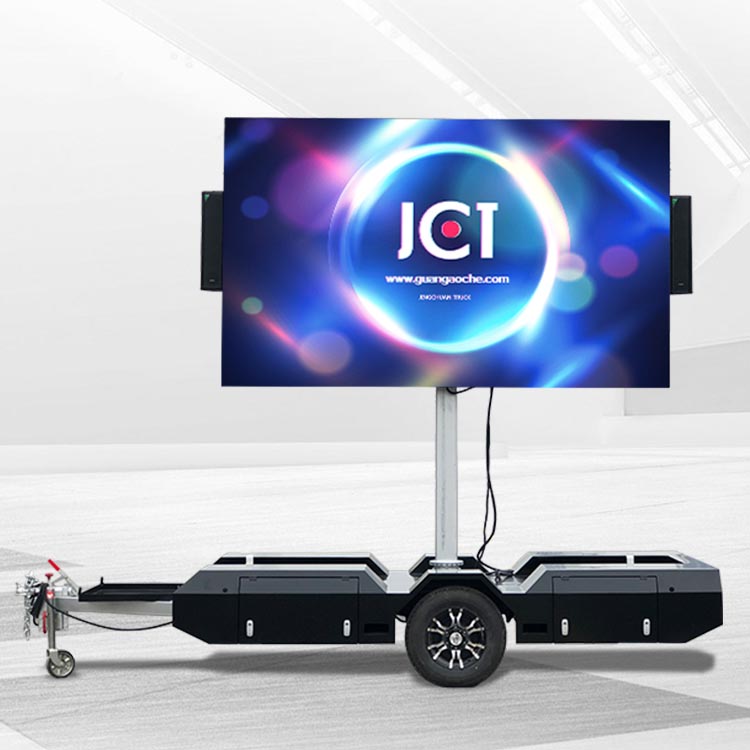 Factory source Trailer Mounted Led Screen – 6㎡ Mobile led trailer – JCT