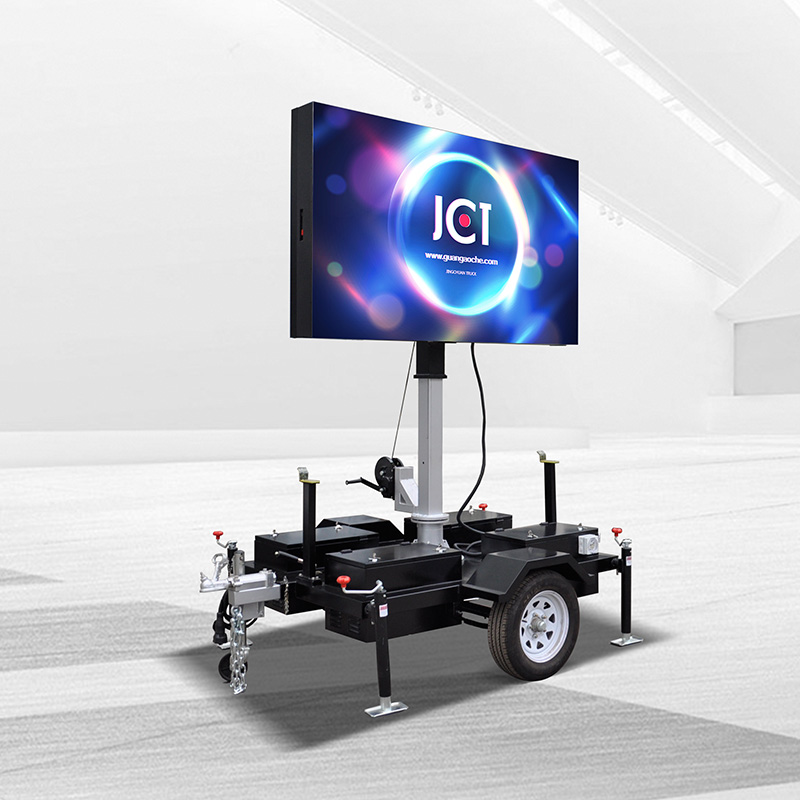 OEM Customized Trailer With Led Sign - 3㎡ MOBILE LED TRAILER – JCT