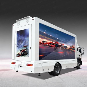 Camion cu led mobil de 9 m lungime pentru ecran pe 3 laturi