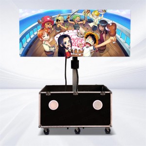 Small flight case led screen suitable for indoor and mobile