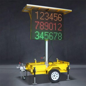 P37.5 five color indicator VMS trailer for 24/7