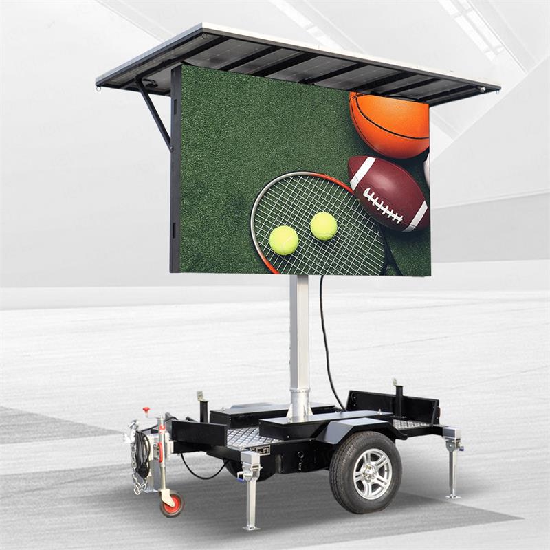 4㎡ Energy saving led screen solar trailer for 24/7 Featured Image