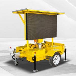 VMS solar led trailer