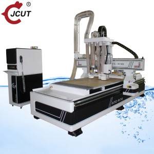 Linear atc wood cnc router machine with  Saw blade R30