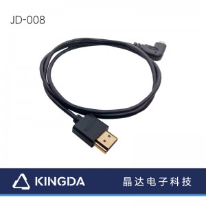 HDMI I ongl sgwâr Micro HDMI cebl -A