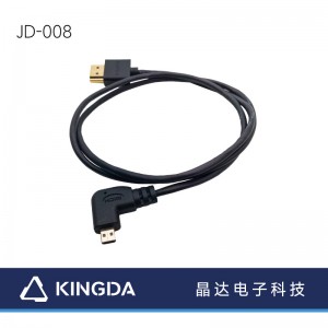 HDMI TILL högervinkel Micro HDMI-kabel -A
