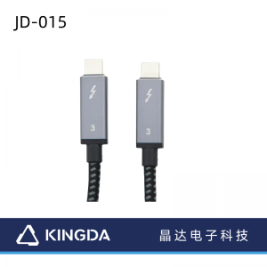 Kabel Thunderbolt 40gbps Kabel USB C 4 Jenis-c Kabel Thunderbolt 3 40Gbps