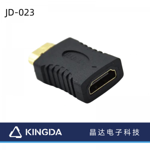 HDMI Umugabo Kuri Adaptori Yumugore hamwe na Zahabu-isahani