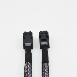 factory low price USB3.0 A To Type-C - 0.5m  Mini HD SFF8643 to SFF8643 12G server cable Raid HDD Cable – Jingda