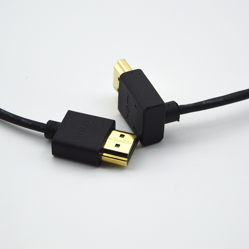 High reputation 90 MICRO HDMI Cable - HDMI A TO A  Right Angle (T 90 Degrees B) – Jingda