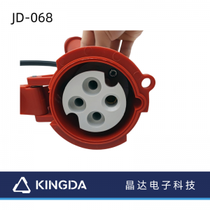 544 European standard waterproof industrial cable 16A three-phase 4-hole IP67ab TYP-252 Waterproof industrial Plug To socket cable Drop proof dust anti-corrosion 16A 4P IP44