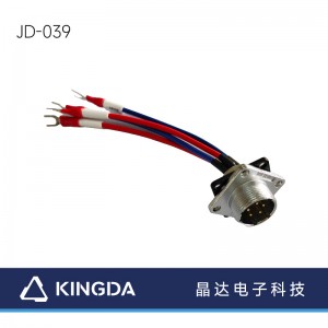 wiring harness waterproof connector female 5-pin aviation plug industrial medical equipment cable 