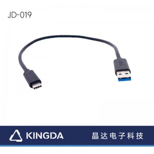 1M usb3.1 GEN2 USB3.0 to Type-c dual-head pd ဒေတာကေဘယ် 3A 60W အမြန်အားသွင်း usb3 ဒေတာကေဘယ်
