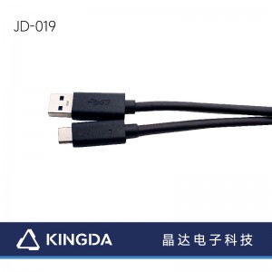 1M usb3.1 GEN2 USB3.0 ilaa nooca-c laba-madaxa xogta pd cable 3A 60W degdeg ah usb3 xogta cable